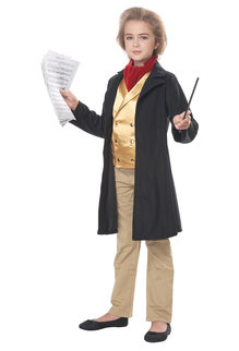 California Costumes Kids Famous Composer/Beethoven Costume