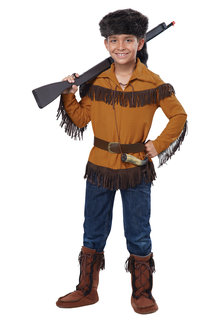 California Costumes Boy's Kids Frontier Boy / Davy Crockett Costume