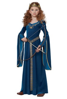 California Costumes Girl's Medieval Princess Royal Blue Costume