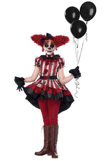 California Costumes Kids Girl's Wicked Klown/Clown Costume
