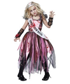 California Costumes Kids Zombie Prom Queen Costume
