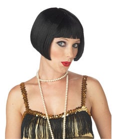 California Costumes Flirty Flapper Wig: Black