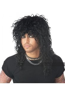 California Costumes Headbanger Wig: Black