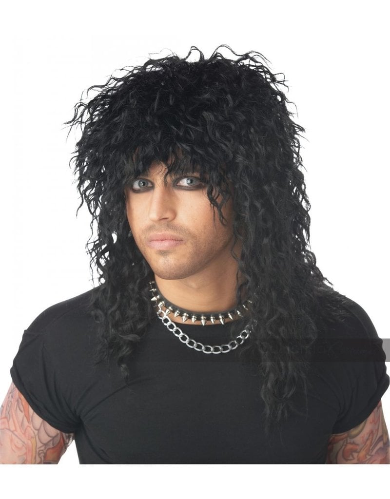 California Costumes Headbanger Wig: Black