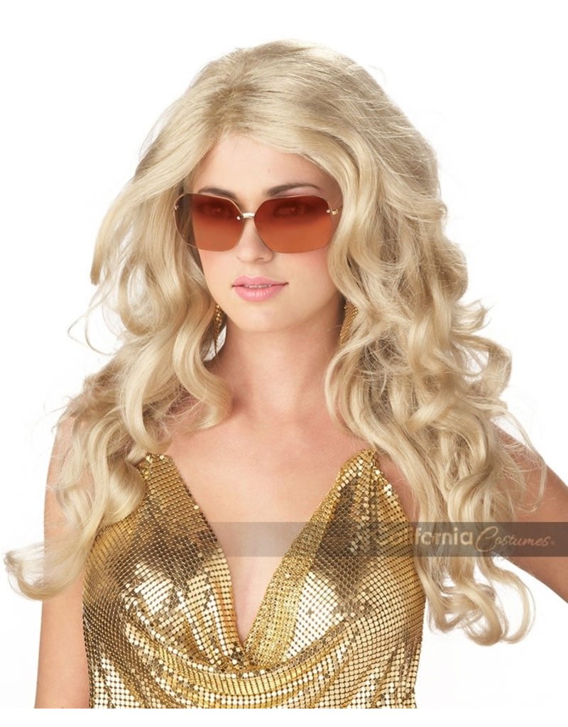 Sexy Super Model Wig Blonde Johnnie Brocks Dungeon Party Warehouse