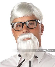 California Costumes The Colonel: Wig, Beard, & Mustache