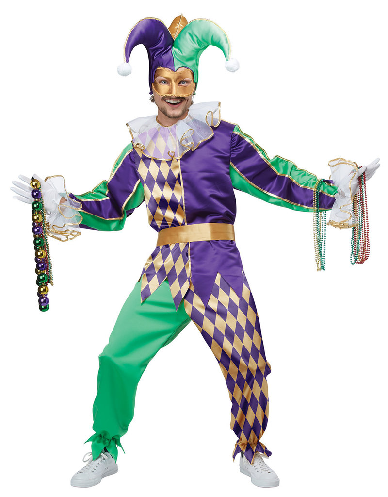 California Costumes Mardi Gras Jester Adult Costume