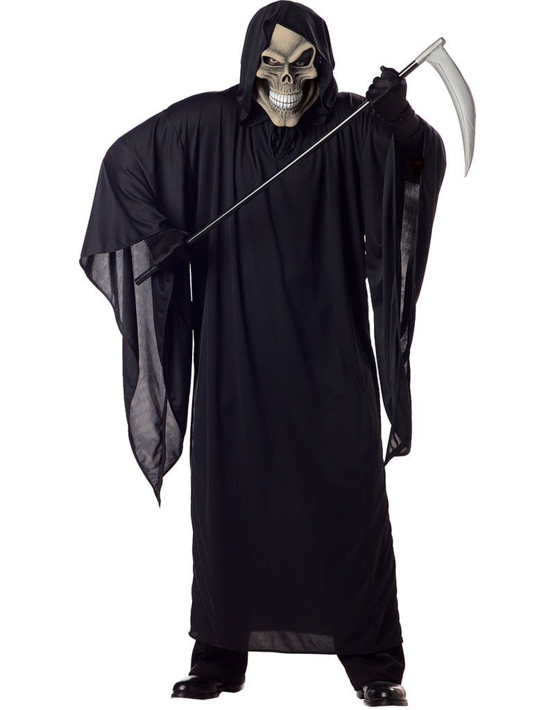 California Costumes Men's Plus Size Grim Reaper Costume