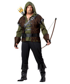 California Costumes Men's Plus Size Robin Hood Costume