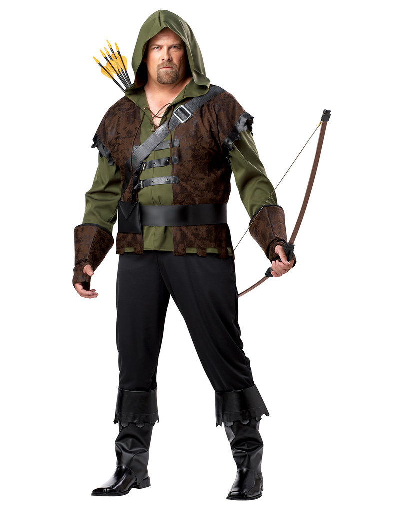 California Costumes Men's Plus Size Robin Hood Costume