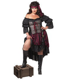 California Costumes Women's Plus Size Pirate Wench Costume