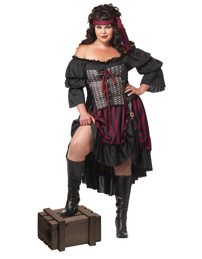 California Costumes Women's Plus Size Pirate Wench Costume