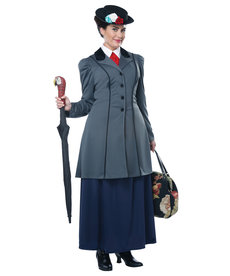 California Costumes Plus Size English Nanny Costume