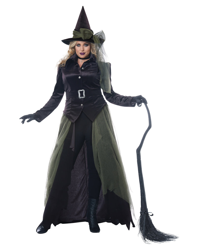 California Costumes Women's Plus Size Gothic Witch Costume