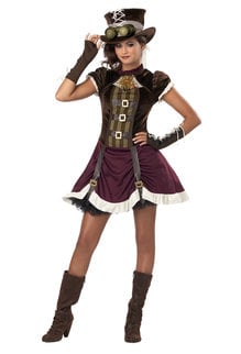 California Costumes Steampunk Girl: Teen Size Costume