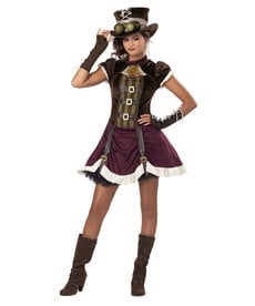 California Costumes Teen Steampunk Girl Costume