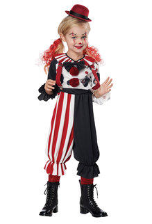 California Costumes Toddler Evil Clown Costume: Kreepy Klown Kid