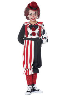 California Costumes Toddler Evil Clown Costume: Kreepy Klown Kid