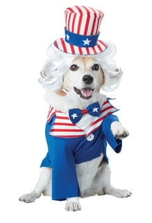 California Costumes Uncle Sam: Pet Costume