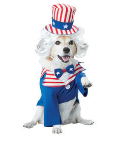 California Costumes Uncle Sam: Pet Costume