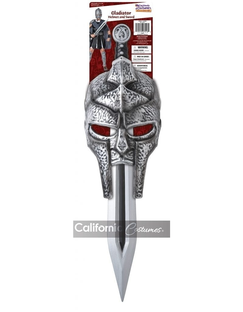 California Costumes Gladiator: Mask & Sword - Child Size