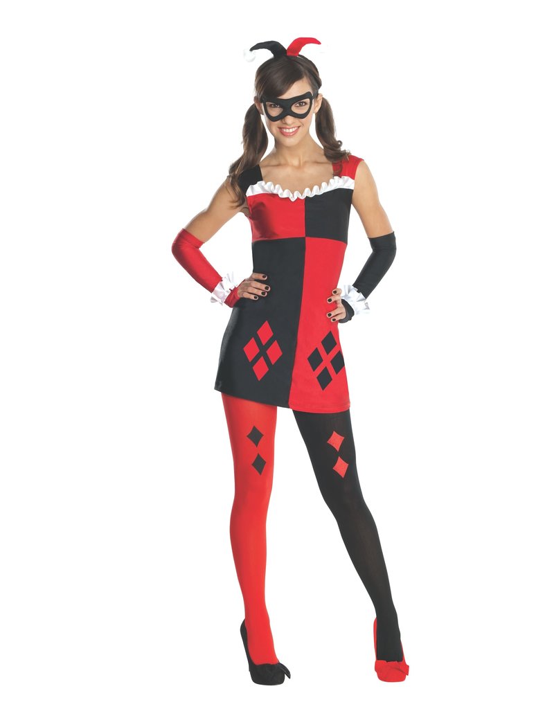 Rubies Costumes Teen Harley Quinn Dress Costume (Batman: Gotham's Most Wanted)