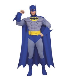 Rubies Costumes Men's Deluxe Batman Costume (The Brave and the Bold)