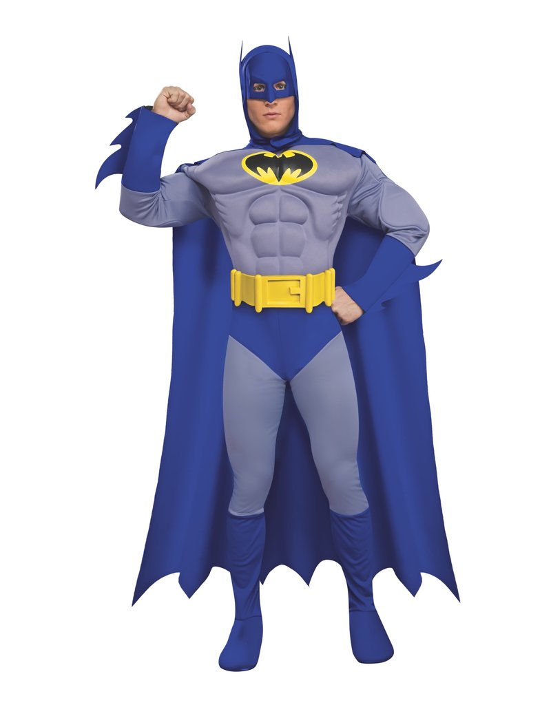 Rubies Costumes Men's Deluxe Batman Costume (The Brave and the Bold)