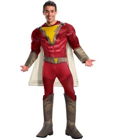 Rubies Costumes Men's Deluxe Shazam Costume with Muscle Chest