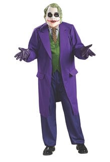 Rubies Costumes Men's Deluxe The Joker Costume (Dark Knight Trilogy)