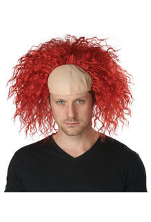 California Costumes Adult Clown Pattern Baldness Men's Wig