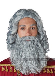 California Costumes Biblical King Mens Wig and Beard