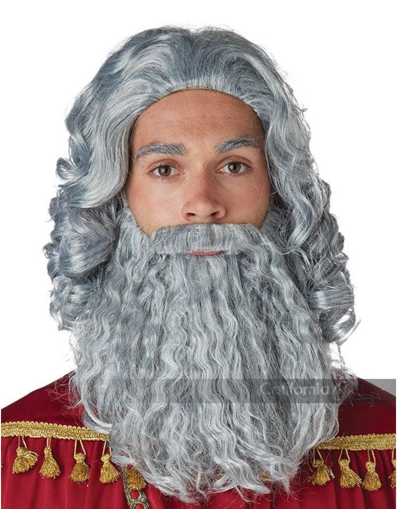 California Costumes Biblical King Mens Wig and Beard