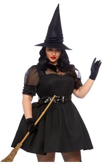 Leg Avenue Women's Plus Size Bewitching Witch Costume