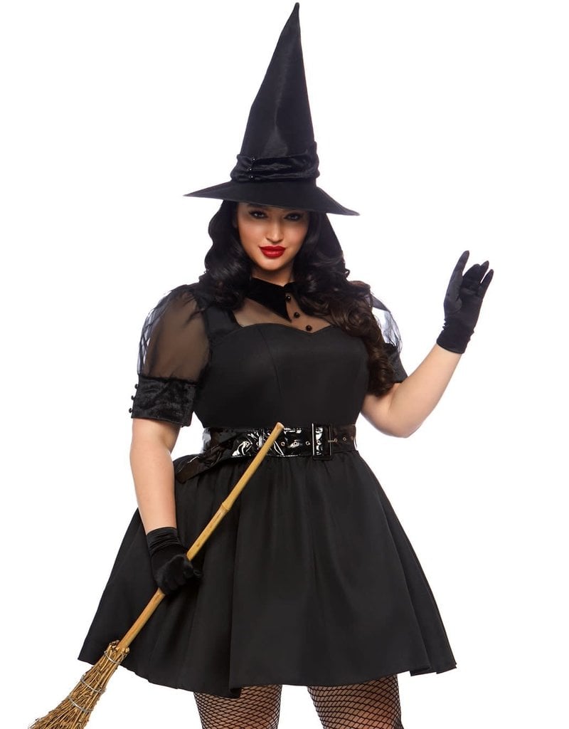 Leg Avenue Women's Plus Size Bewitching Witch Costume