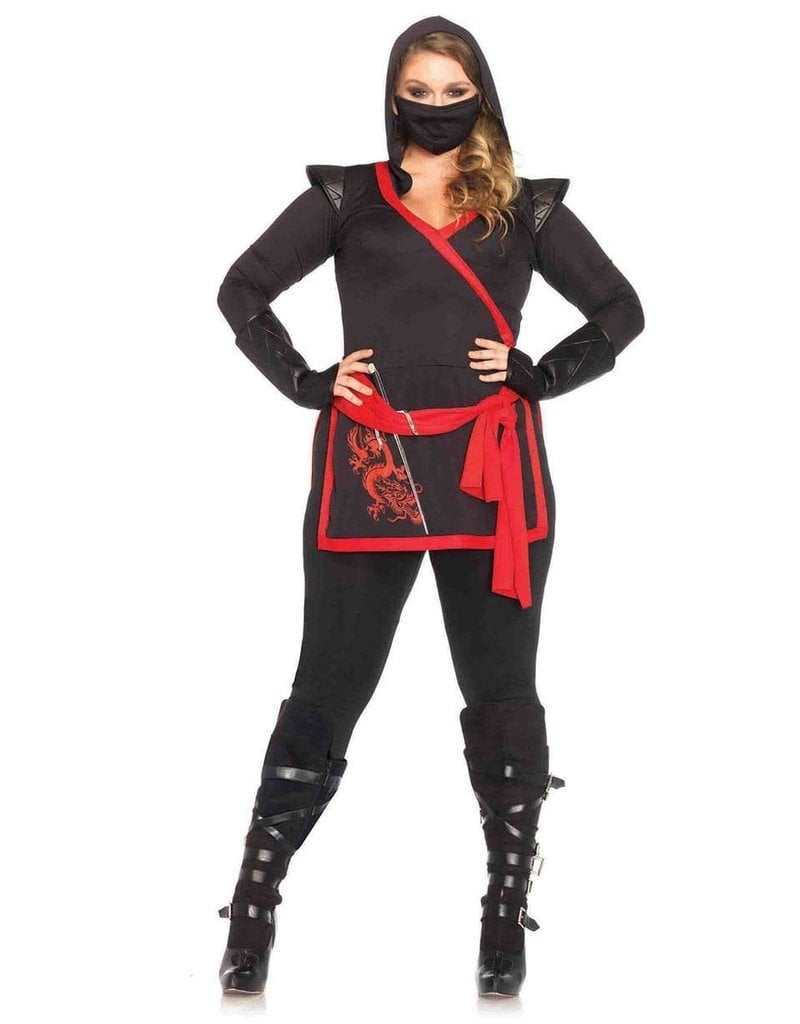 Leg Avenue Women's Plus Size Ninja Assassin Costume