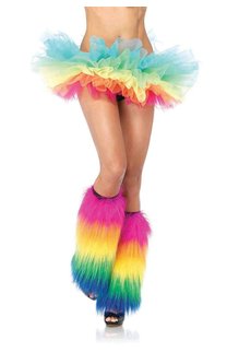 Leg Avenue Organza Tutu: Rainbow