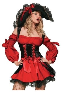 Leg Avenue Women's Vixen Pirate Wench Costume