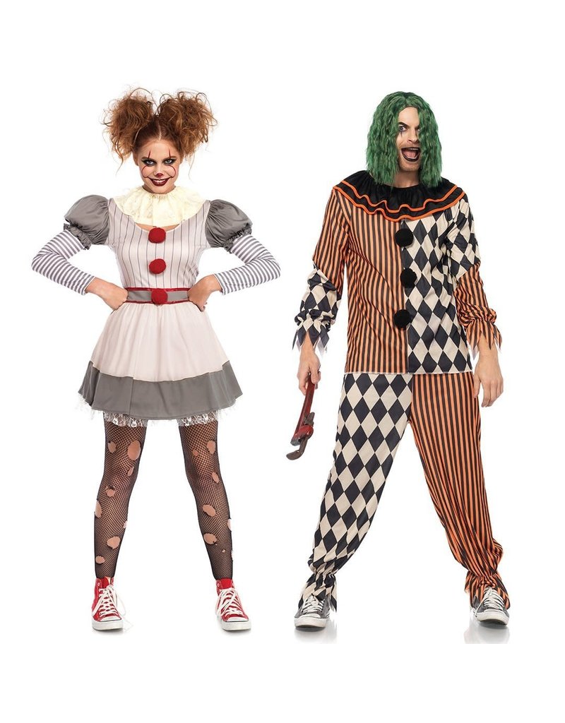 Leg Avenue Creepy Clown: Adult Size Costume