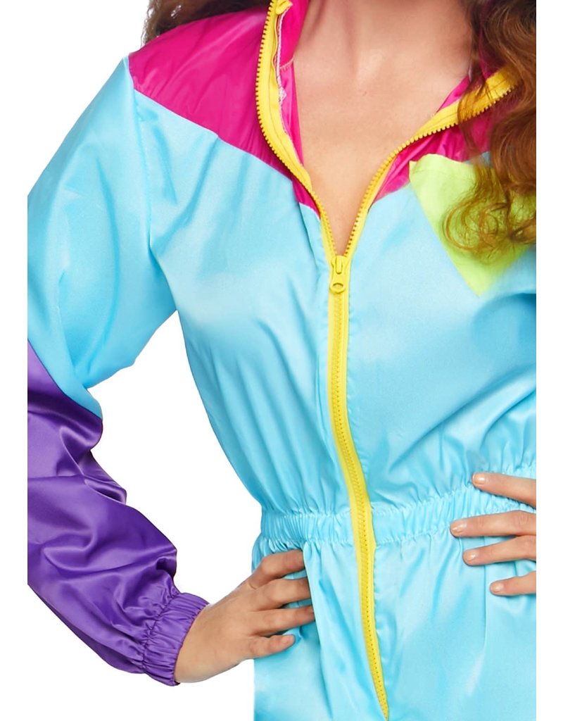 Leg Avenue Awesome 80's Track Suit: Adult Size Costume