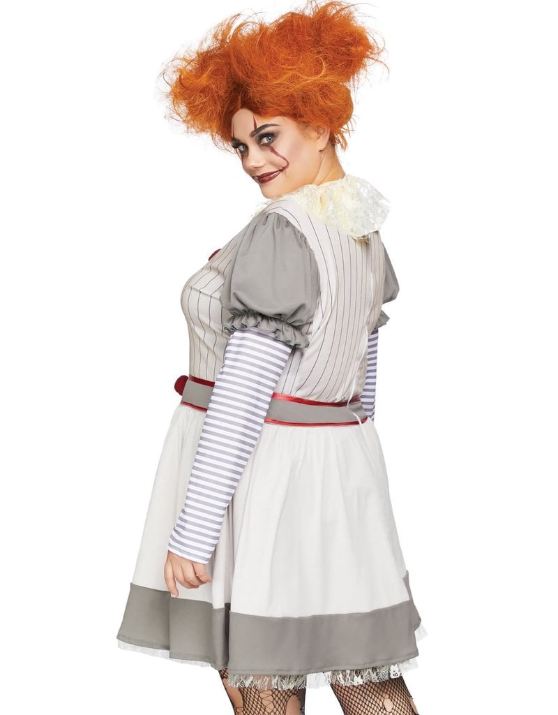 Leg Avenue Women's Plus Size Creepy Clown Costume