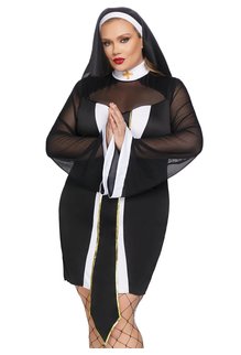 Leg Avenue Women's Plus Size Twisted Sister Costume