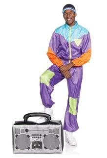 Leg Avenue Men's Retro 80's Ski Suit Costume