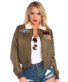 Leg Avenue Women's Top Gun Bomber Jacket