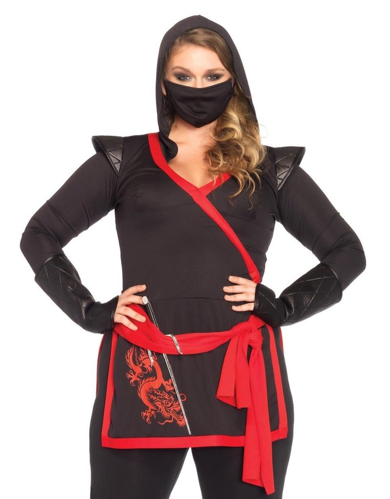 Leg Avenue Women's Plus Size Ninja Assassin Costume