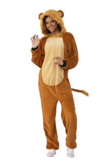 Rubies Costumes Adult Unisex Furry Animal Onesie Jumpsuit: Lion