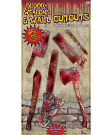 Cutouts - Bloody Weapons (6pc.)