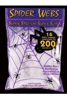 Fun World Costumes Spider Web - 200 sq. ft./16' Long