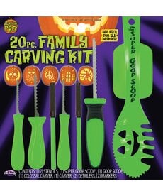 Fun World Costumes Family Pumpkin Carving Kit (20pc.)