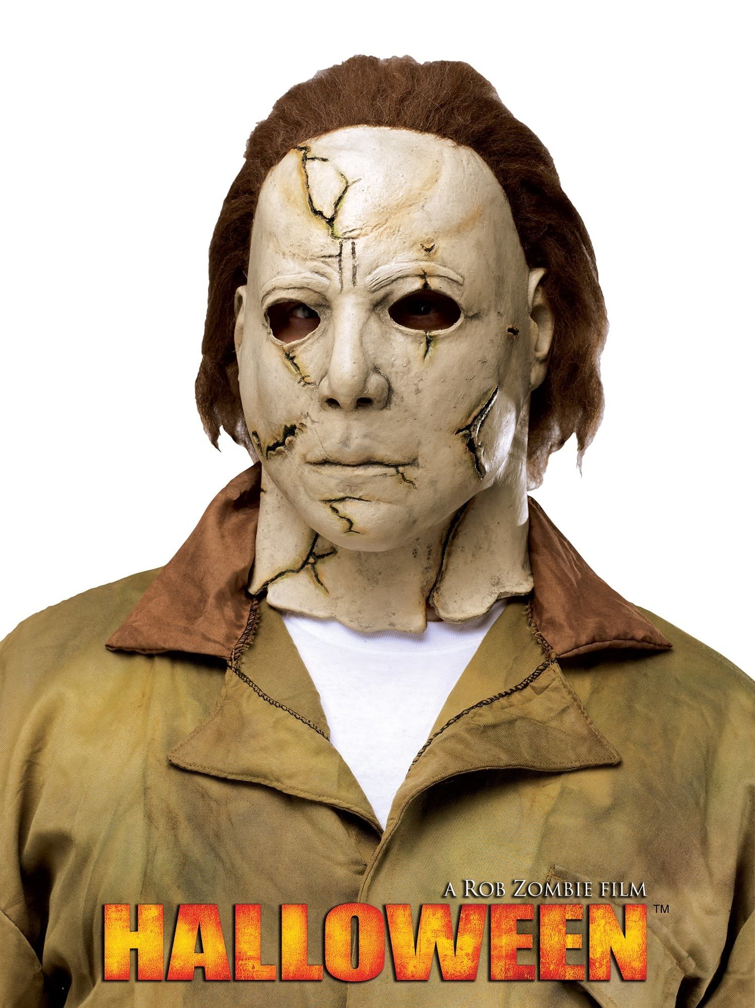 johnnie brocks halloween 2020 michael myers mask Michael Myers Mask Rob Zombie S Halloween Cracked Distressed Johnnie Brocks Dungeon johnnie brocks halloween 2020 michael myers mask